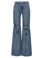 Blue Open Knee Jeans 1