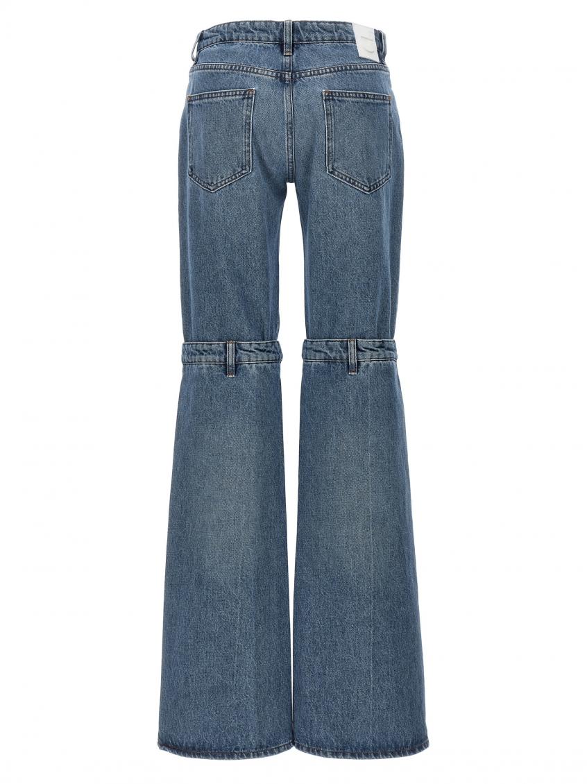 Blue Open Knee Jeans 3