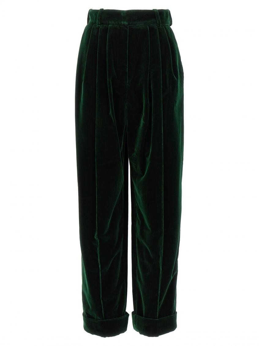 Dark Green Boyfriend Pants 1