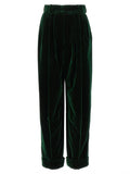Dark Green Boyfriend Pants 1