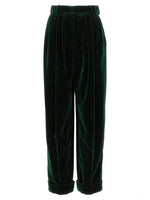 Dark Green Boyfriend Pants 1