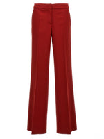Red Valerie Straight Leg Pants 1