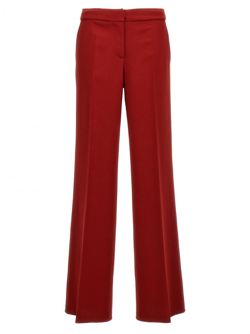 Red Valerie Straight Leg Pants 2