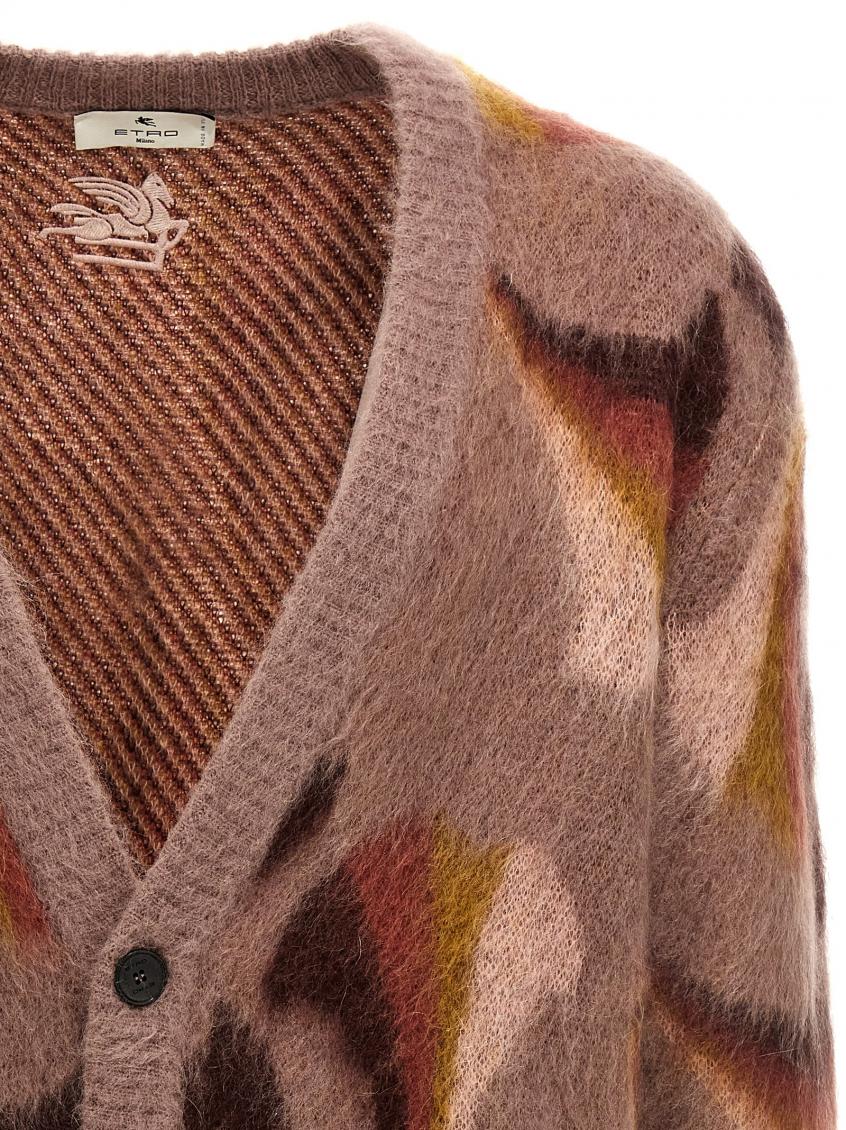 Multicolor Patterned Cardigan 4