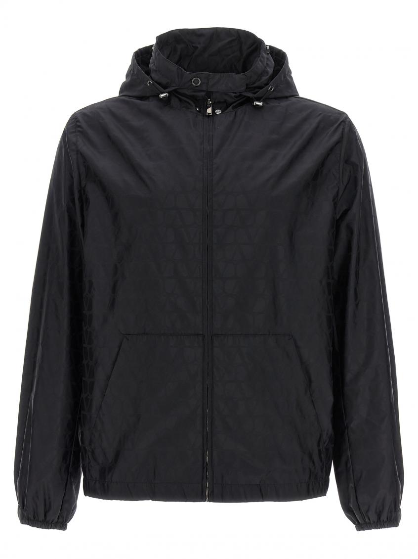 Black Windbreaker Jacket 1