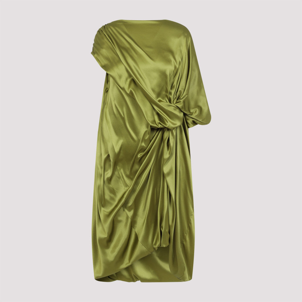 Olive Dalant Asymmetric Hem Dress 2