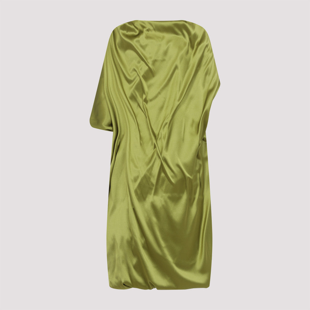 Olive Dalant Asymmetric Hem Dress 4