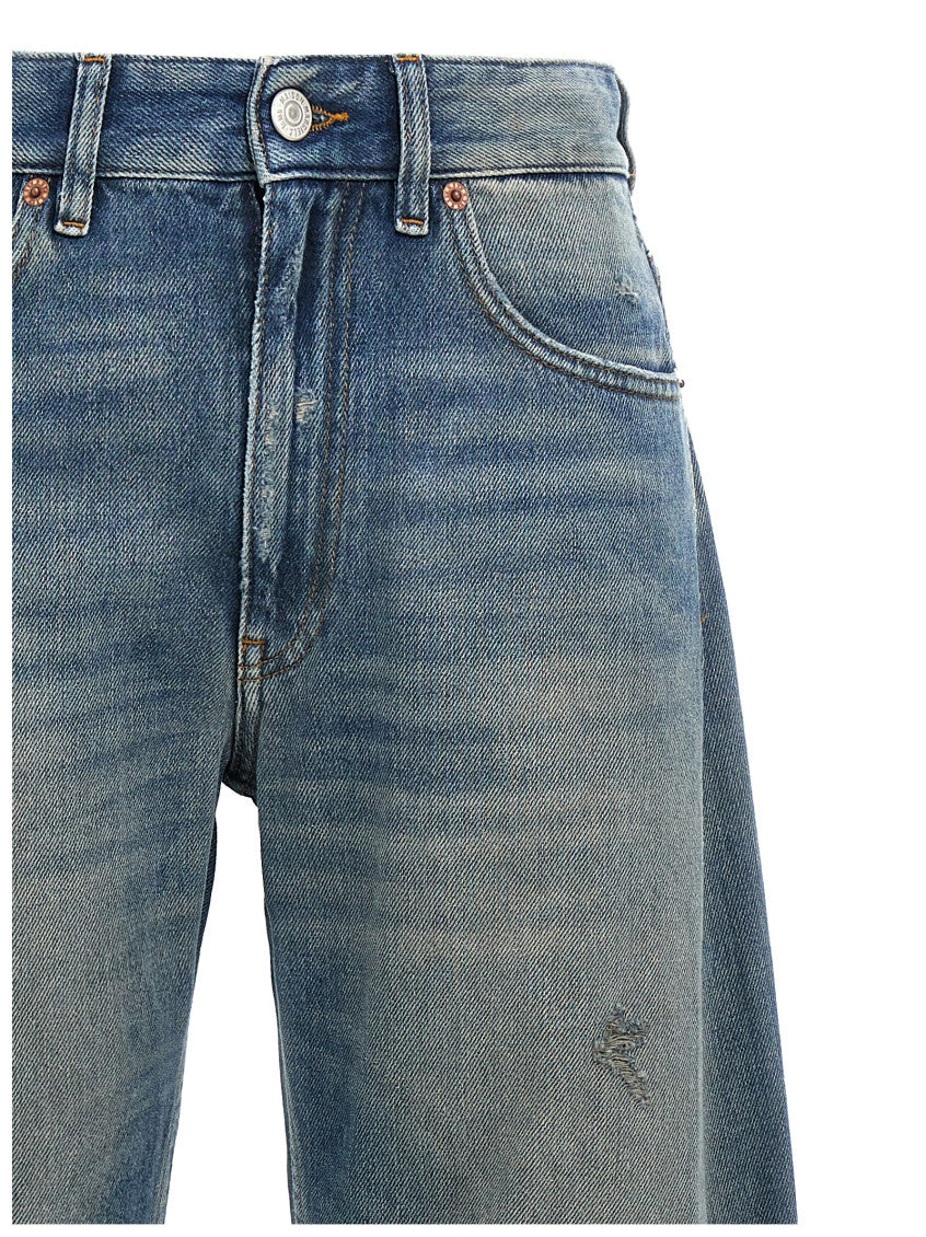 Blue Wide leg jeans 3