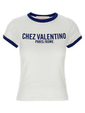 Blue 'Chez Valentino' T-shirt 1