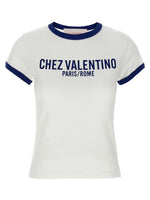 Blue 'Chez Valentino' T-shirt 1