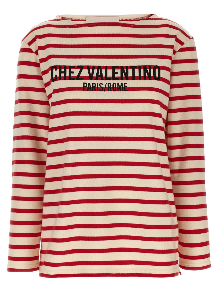 Red 'Chez Valentino' T-shirt 1