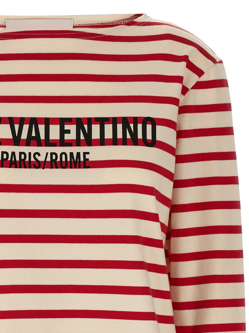 Red 'Chez Valentino' T-shirt 3