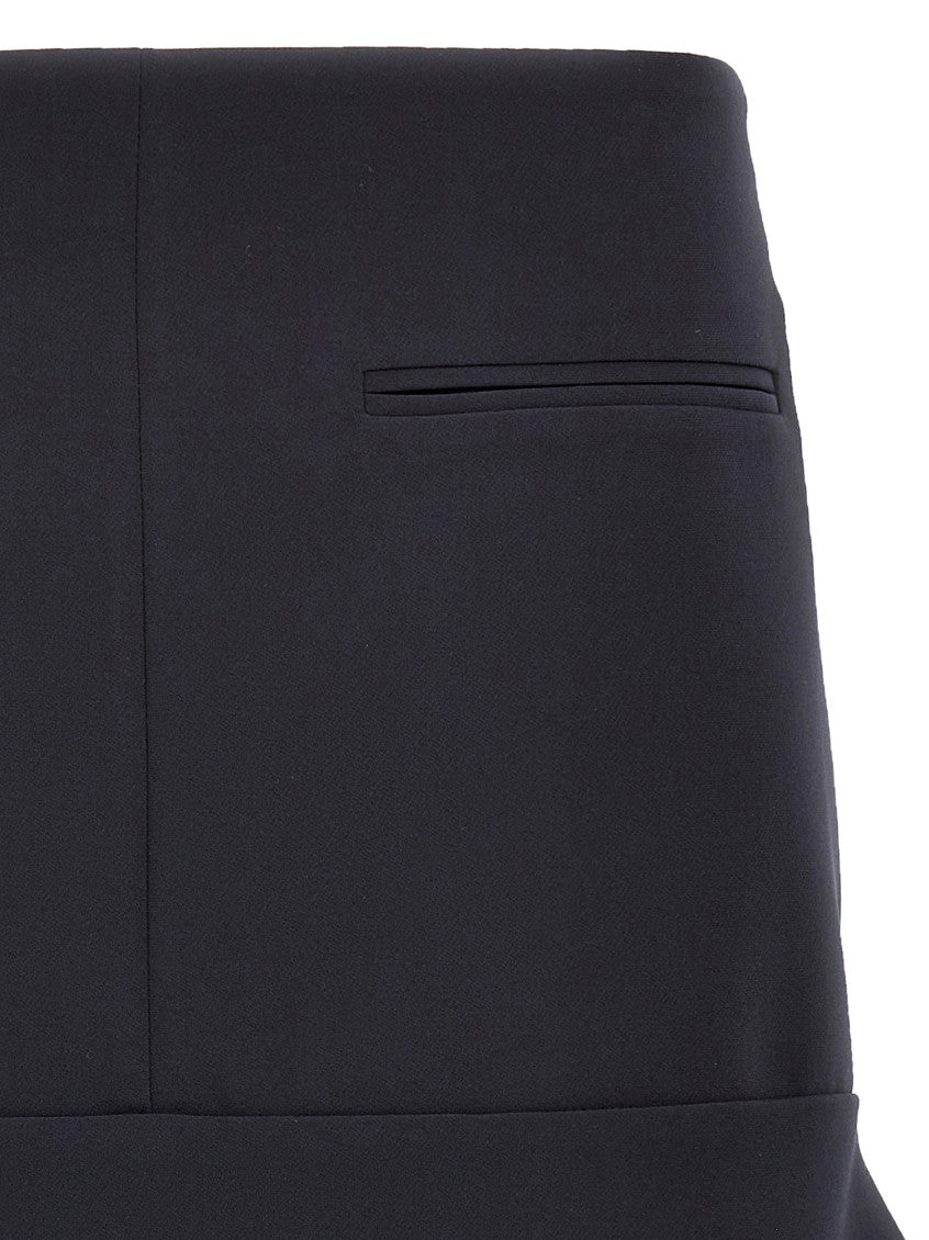 Blue 'Reversed Belt Mini' skirt 3