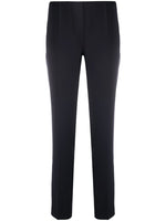 Dark Blue Tapered Leg Trousers 1
