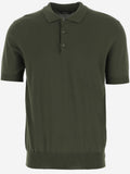 Green Pleyne Knitted Cotton Polo Shirt 1