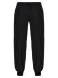 Black Silk blend pants 1