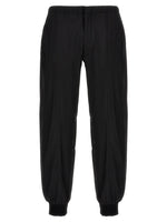Black Silk blend pants 1
