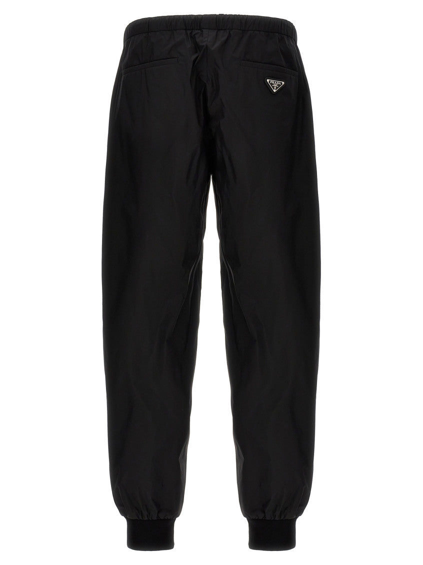 Black Silk blend pants 2