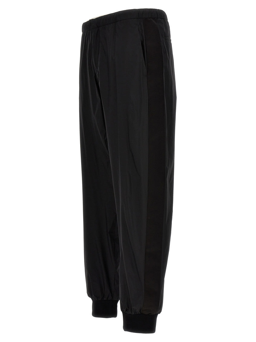 Black Silk blend pants 3