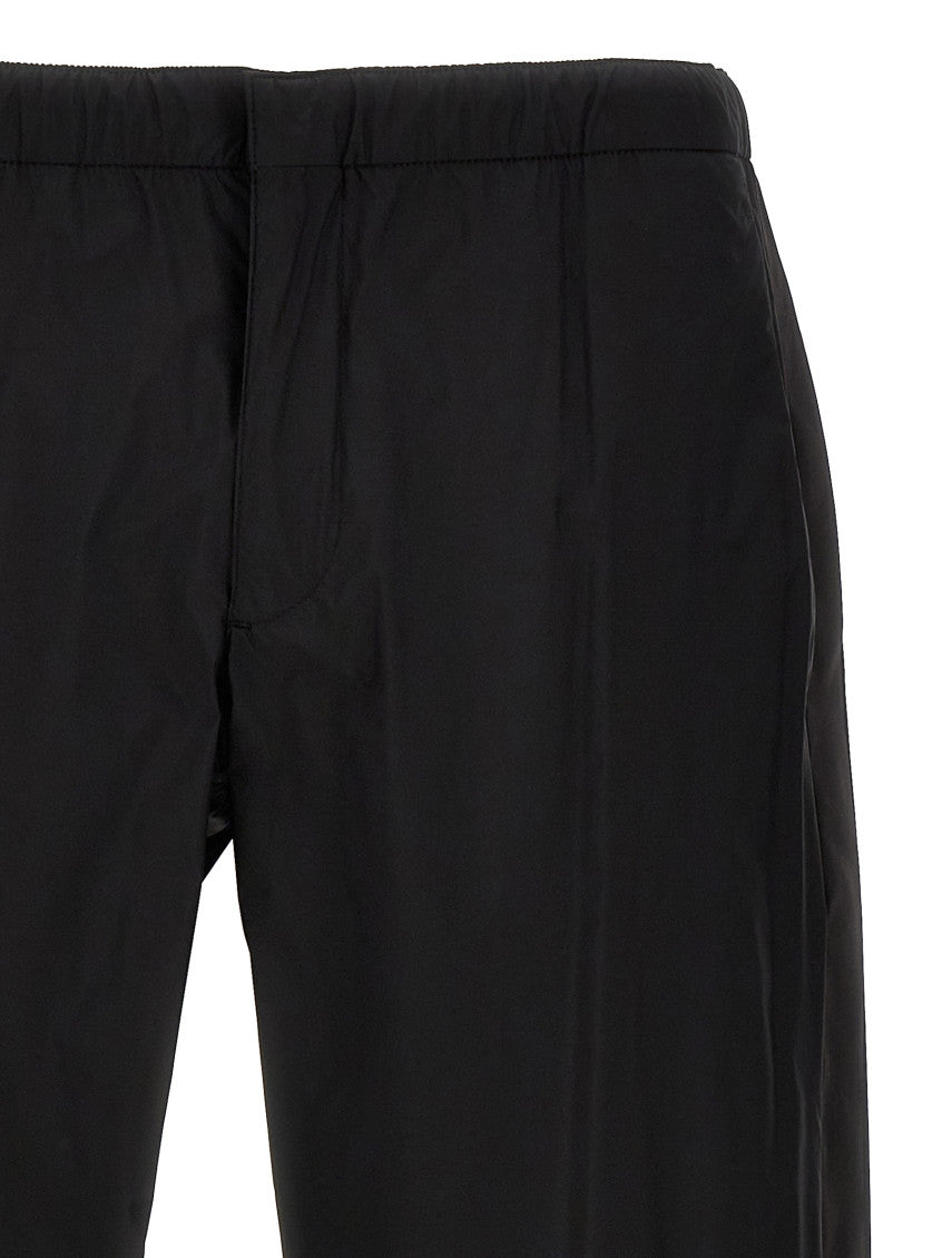 Black Silk blend pants 4