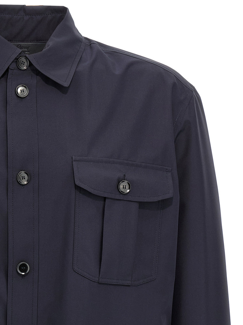 Blue Button-Up Jacket 3