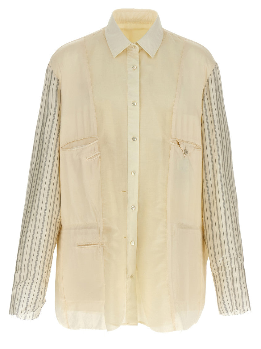 Beige 'Anonymity of the lining' jacket 1