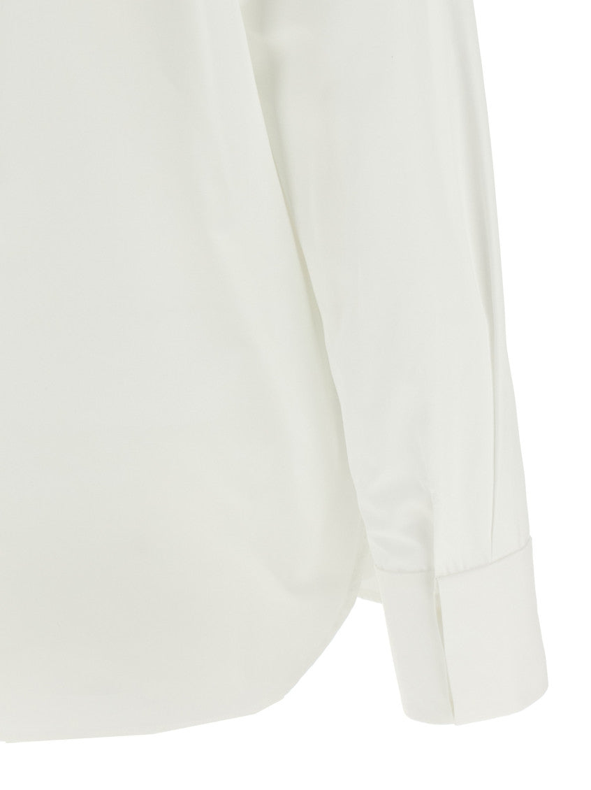 White Flap collar shirt 4