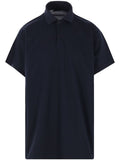 Blue Embroidery polo shirt 1