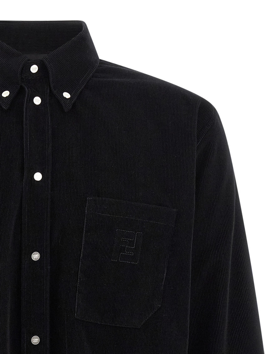 Black Corduroy Shirt 3