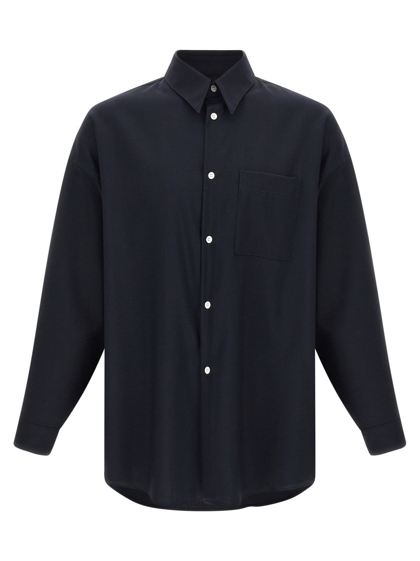 Blue 'Tropical Wool' Shirt 1