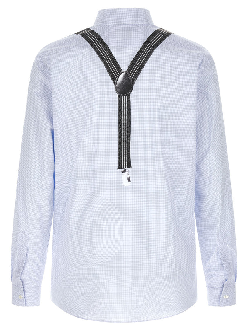 Light Blue Trompe-l'œil Print Shirt 2