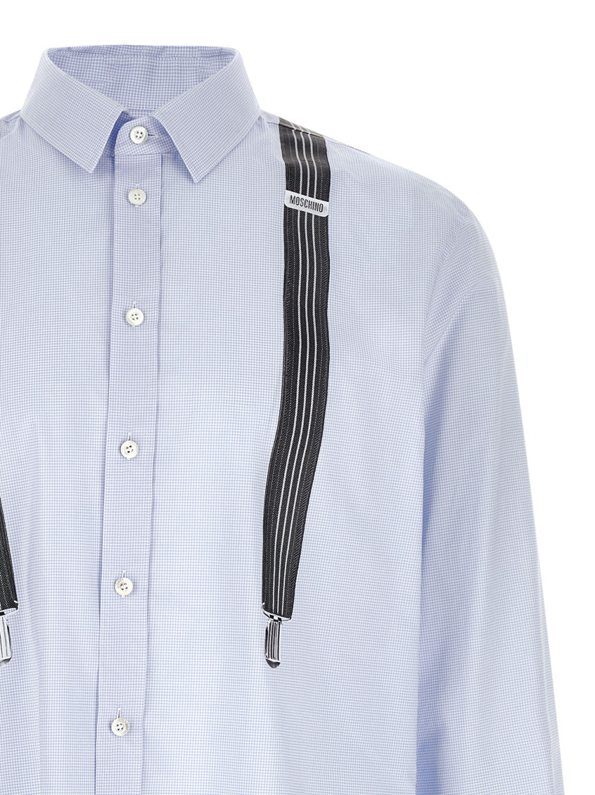 Light Blue Trompe-l'œil Print Shirt 3