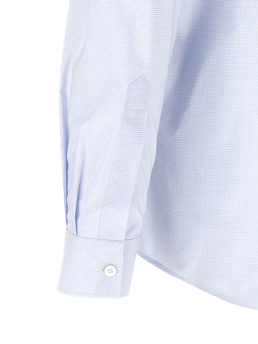Light Blue Trompe-l'œil Print Shirt 4