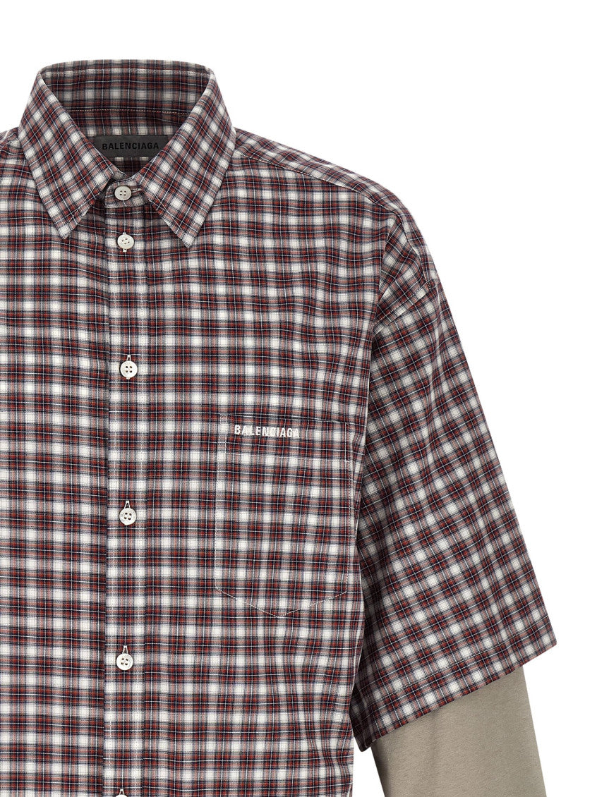 Red 'Wrong Sleeve' Shirt 3