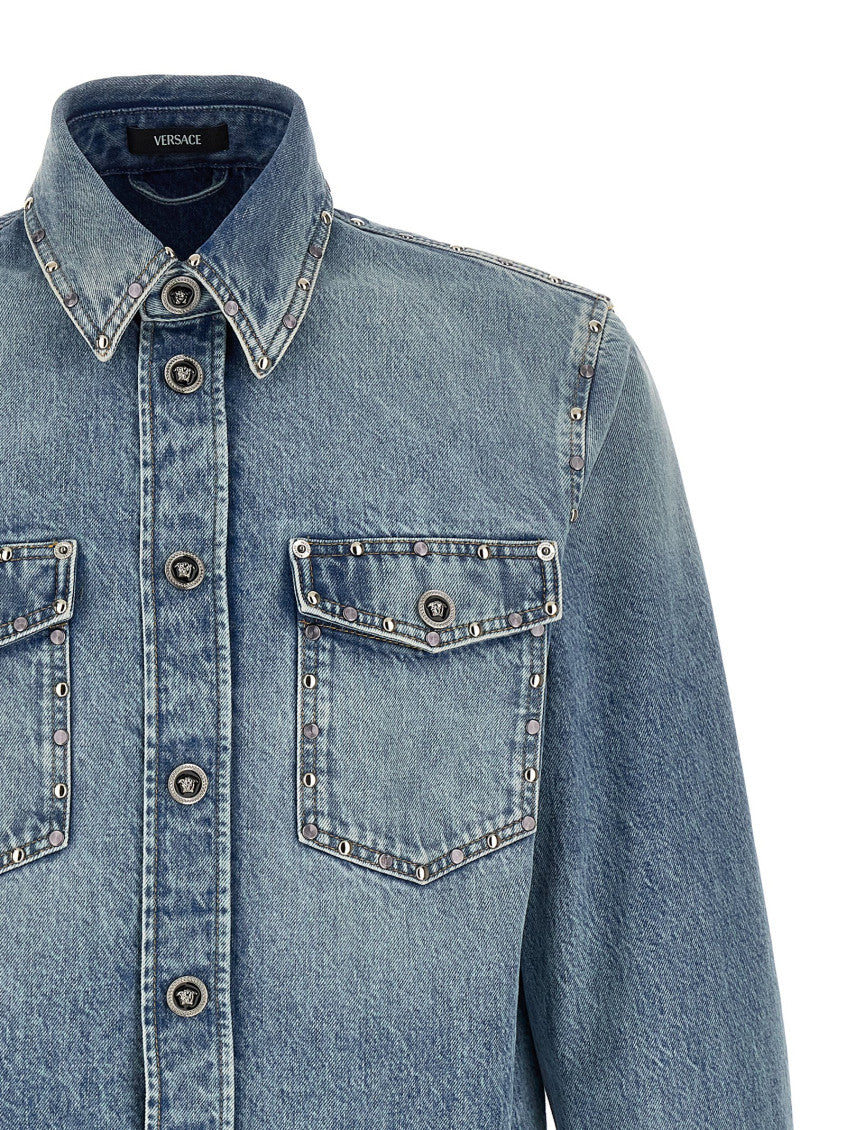 Light Blue 'Medusa' Shirt 3