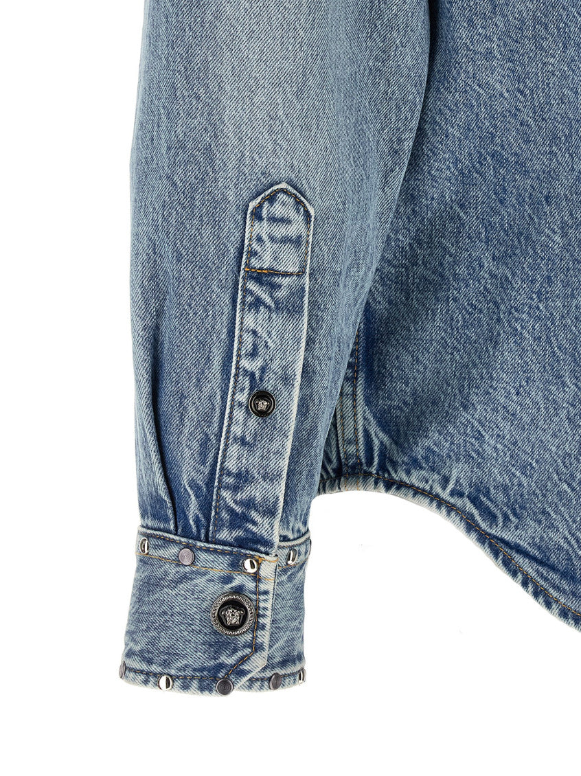 Light Blue 'Medusa' Shirt 4