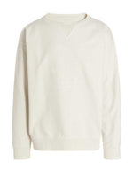 White Logo Embroidery Sweatshirt 1