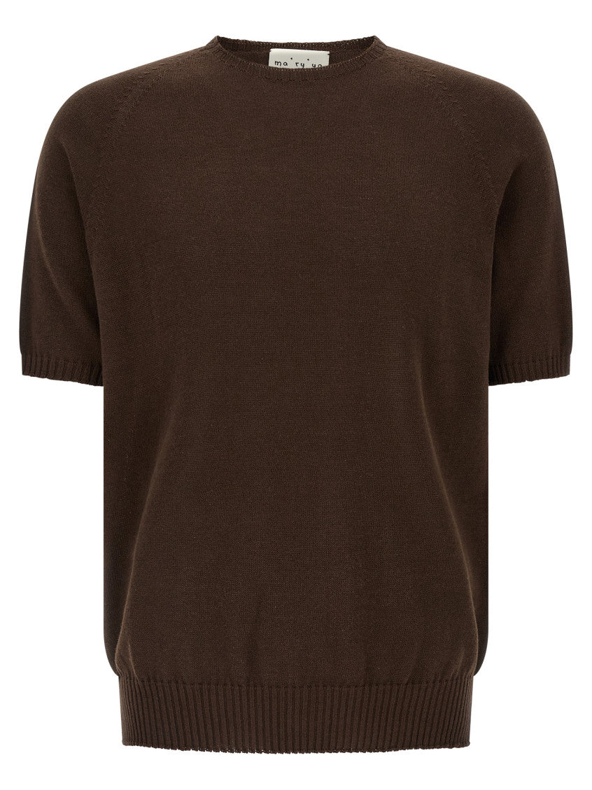 Brown Cotton Sweater 1
