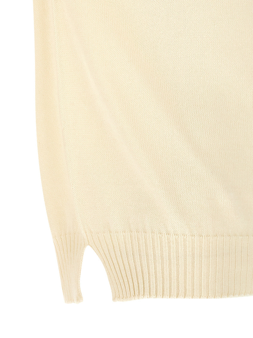 White Cotton Sweater 4