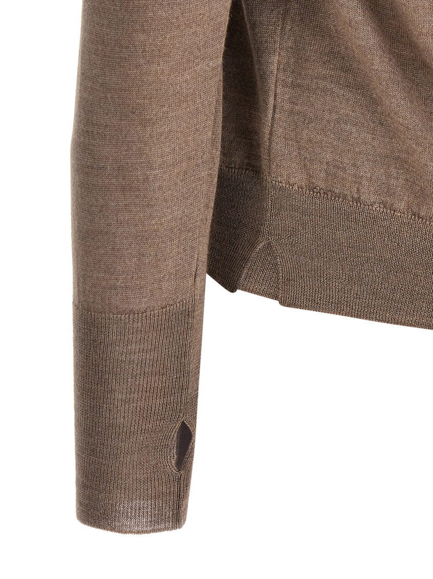 Grey Crew-Neck Sweater 4