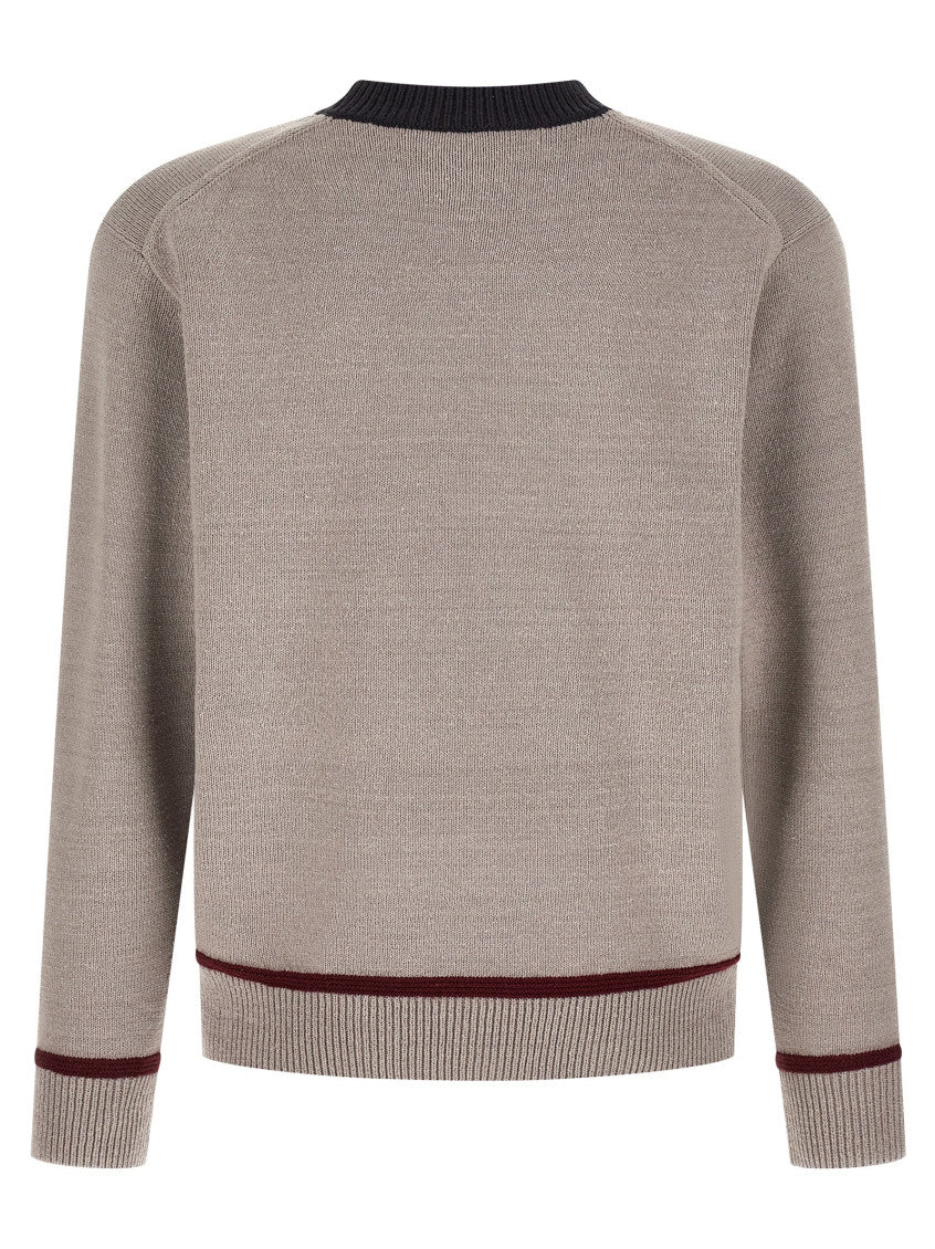 Grey Jacquard Sweater 2