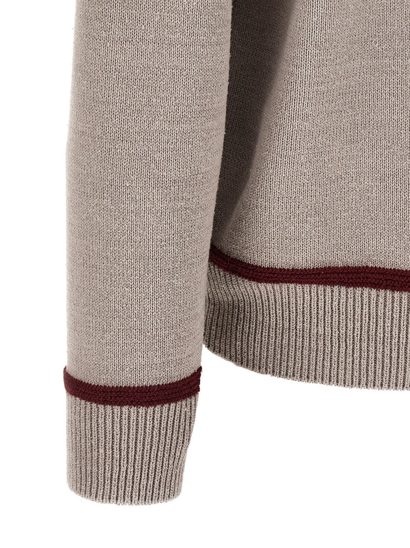 Grey Jacquard Sweater 4