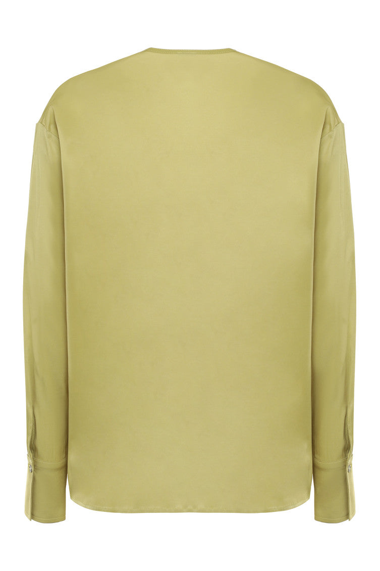 Green V-Neck Top 2