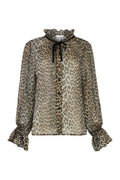 Multicolour Leopard Print Top 1