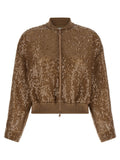 Brown Zip cardigan 1