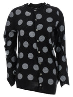 Black Polka Dot Maxi Cardigan 1
