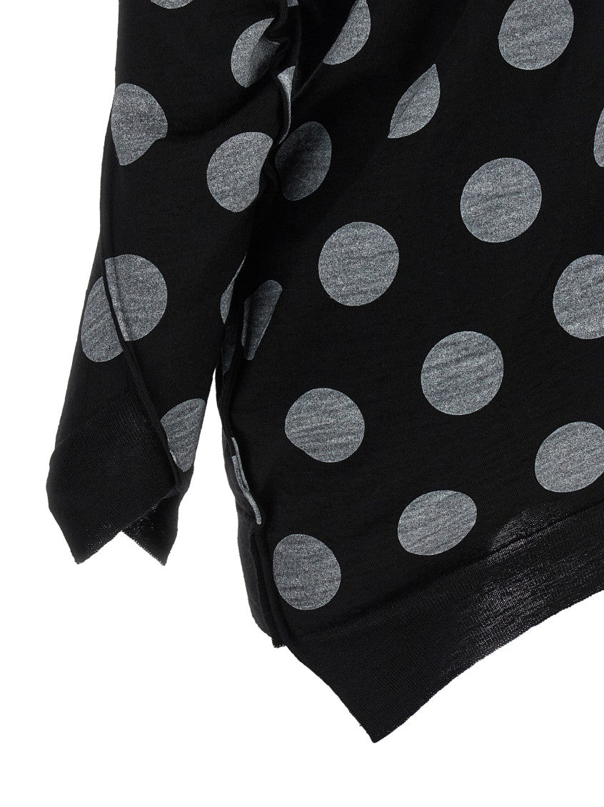 Black Polka Dot Maxi Cardigan 4