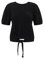 Black Bare Back Sweater 1