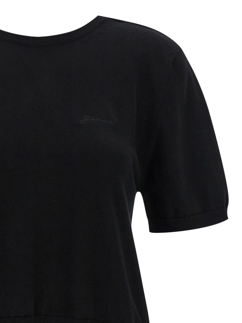 Black Bare Back Sweater 3