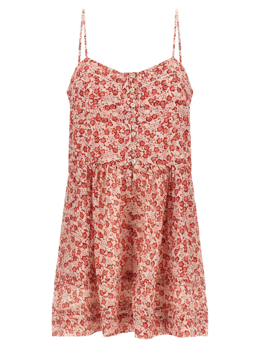 Red 'Vickia' Jumpsuit 1